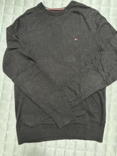 TOMMY HILFIGER グレー ニット M トミー　フィルフィガーカシミアのサムネイル
