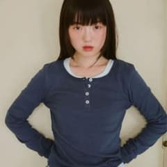 ひとえふたえパックヘンリーロンTEE common gull products. ひとえふたえパックヘンリーロンTEE（Tシャツ/カットソー）｜common