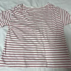 COLZA ボーダー Tシャツ レッド×ホワイトのサムネイル