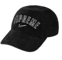 円堂守着用Supreme Nike Corduroy Cap ブラックのサムネイル
