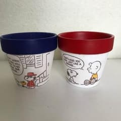 リメ鉢 ☆ スヌーピー ☆ 2.5号 ☆ ２個セットのサムネイル