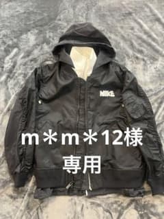 NIKE×sacaiメンズ レイヤードボンバージャケット XL - メルカリ
