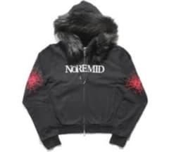 NOREMID ノーリミッド ブラック ファージップパーカーのサムネイル