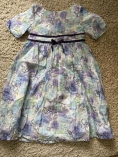 ANNA SUI mini 半袖ワンピース 花柄 Lサイズのサムネイル