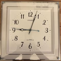 ジャンク品】CITIZEN 電波掛時計 直径30cm - メルカリ