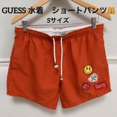 GUESS オレンジ　メンズ水着　ショートパンツのサムネイル