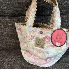 クリスタルボール キキララ　リトルツインスターズ コラボ　トートバッグ　サンリオ クリスタルボール キキララ リトルツインスターズ コラボ トートバッグ