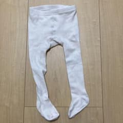 ベビータイツ うさぎモチーフ ホワイトのサムネイル