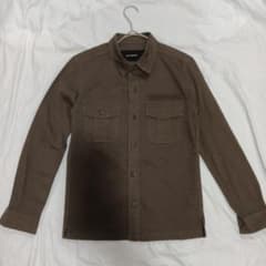 【美品】ナノユニバース ミリタリー シャツ ジャケット カーキ 【M】のサムネイル