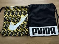NIKEナップサック&PUMAナップサック　美品のサムネイル