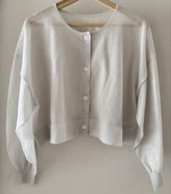 IENA イエナ FILMY COTTONカーディガン　グレー　2025SS IENA イエナ FILMY COTTONカーディガン グレー 2025SS - メルカリ