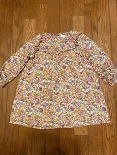 美品 NEXT ネクスト 花柄 小花柄 長袖 ワンピース 110のサムネイル