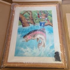 釣りキチ三平　額装ポスターのサムネイル