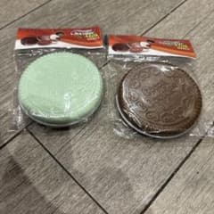 クッキー型ミラー ミントグリーンと茶色　二個セットのサムネイル