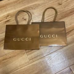 GUCCI ショップ袋 紙袋 グッチ 2枚セットのサムネイル