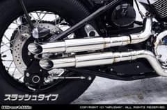 スリップオンマフラー WirusWin thunder250 スラッシュTYPE スリップオンマフラー WirusWin thunder250 スラッシュTYPE - メルカリ