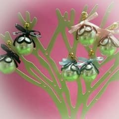 ☆リボン付きパールピアス☆のサムネイル