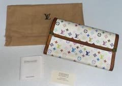 Louis Vuitton モノグラム マルチカラー 長財布　袋付きのサムネイル