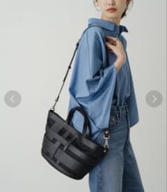 定価2.8万✨ ラシット 2WAY ミニトート ショルダー レザー 黒 - メルカリ
