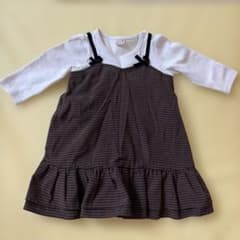 petit main ドッキングワンピース 90cmのサムネイル