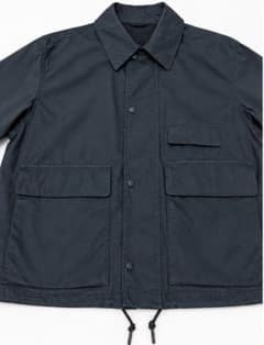 ジップ＆スナップジャケット ネイビー L 秋服のサムネイル