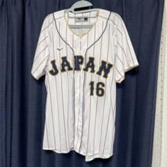 サイズＬ　２０２３ＷＢＣ　大谷翔平選手　レプリカ　ユニフォーム(ホーム　刺繍）のサムネイル