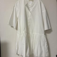 S MaxMara コットン ペプラムブラウス ホワイト - メルカリ