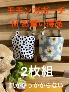 モモンガポーチ Mサイズ 2枚組 - メルカリ