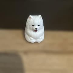 白い犬 ミニフィギュア BANDAIのサムネイル