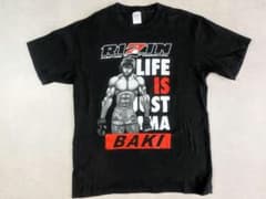 【正規品】RIZIN × バキ 初期コラボ Tシャツ Lサイズ MMA
