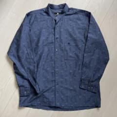 PIERRE BALMAIN 総柄 長袖シャツ ネイビー