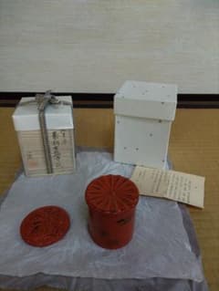 根来塗金輪寺茶器 菊桐金輪寺一双 小松一徳作 - メルカリ