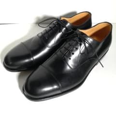 美品 タニノクリスチー 7M　25.5cm程度　内羽根ストレートチップ 黒 e0339 新品同様 タニノクリスチー ストレートチップ 7.5M 黒 ブラック