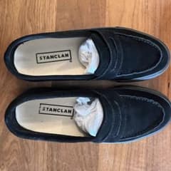 極美品】STANCLAN PENNY SUEDE BLACK MONO - メルカリ