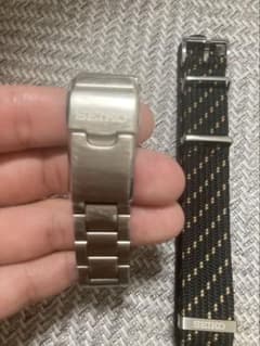 SEIKO 純正 メタルベルト ナイロンストラップ セットSBDC101純正品 SEIKO 純正 メタルベルト ナイロンストラップ セットSBDC101純正品