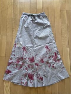Cop. copine y2k vintage ライラック色フレアロングスカートのサムネイル