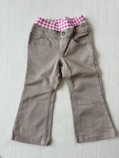 babyGap ベージュ パンツ 90cm チェック柄のサムネイル