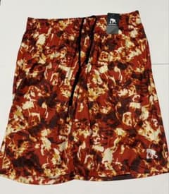 EGOZARU バスケットボールパンツ 迷彩レッド Lのサムネイル