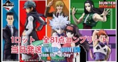 HUNTER × HUNTER 헌터 헌터 이치 반 쿠지 1 로트 81 점