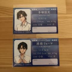 新テニスの王子様 身支度 プロフィールカード 手塚国光 越前リョーマ
