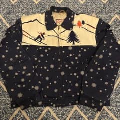 50S スキー柄 ギャバジャン 雪柄 - メルカリ