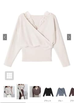 グレイル GRL レースドッキングカシュクール　ニットトップスのサムネイル