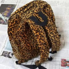 ◆49 入手困難 極美品 未使用 レア 90s レオパード ヒョウ柄 リュック