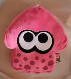 d Splatoon Squid Pink Cushion