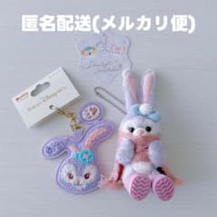 StellaLou Plush Badge Keychain Dancing Snow