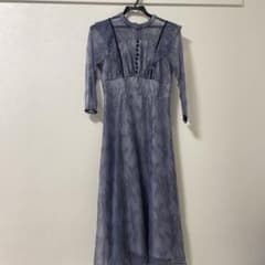 出品 1/21まで‼️ジルスチュアート　ポイントベロアワンピースのサムネイル