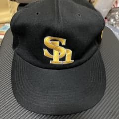 日本製・LL】福岡ソフトバンクホークス メッシュキャップ 帽子 SHロゴ
