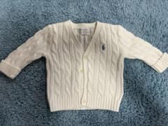 Ralph Lauren アイボリー カーディガン 5Tのサムネイル