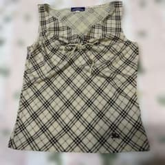 美品BURBERRY BLUELABEL ノバチェック タンクトップ - メルカリ