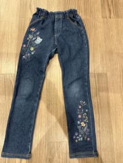 ANNA SUI mini 刺繍 ストレッチデニムパンツのサムネイル